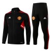 Manchester United Sweatshirts Anzüge Suit 2022-23 Schwarz Rote Für Herren